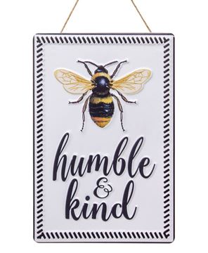 Picture of Bee Humble and Kind Metal Sign