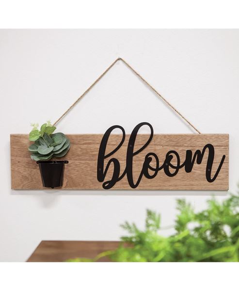 Picture of Bloom Flower Pot Wall Hanging