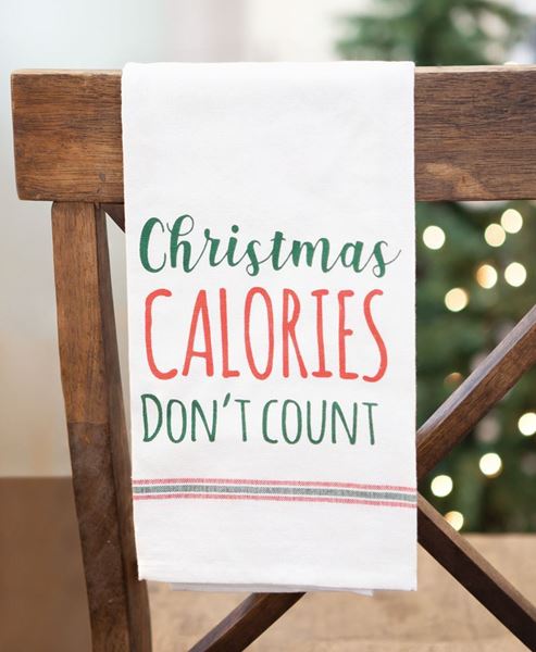 Picture of Christmas Calories Dish Towel