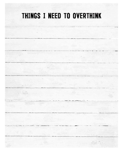 Picture of Overthink Notepad