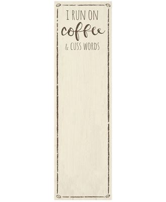 Picture of Coffee & Cuss Words Long Notepad