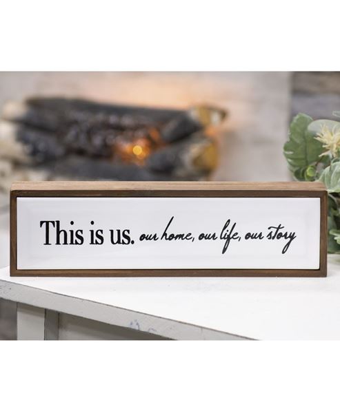 Picture of This Is Us Framed Tile Sign