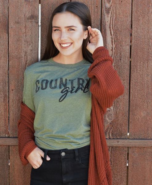Picture of Country Girl T-Shirt, Green