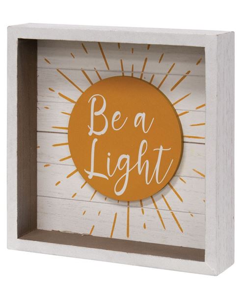 Picture of Be a Light Box Sign