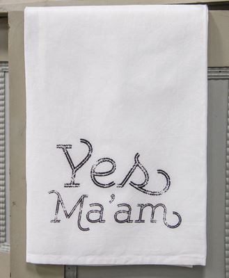 Picture of Yes, Ma'am Dish Towel