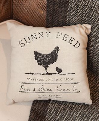Picture of Sunny Feed Farmhouse Pillow