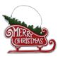 Picture of Merry Christmas Metal Sleigh Hanger