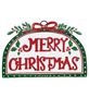 Picture of Merry Christmas Holly Sign