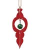 Picture of Red Metal Jingle Bell Ornament