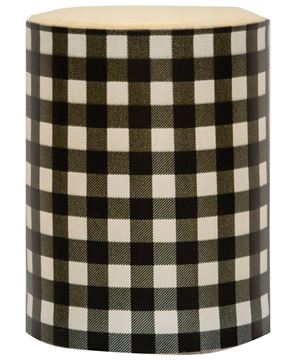Picture of Black Small Check Timer Pillar - 3" x 4"