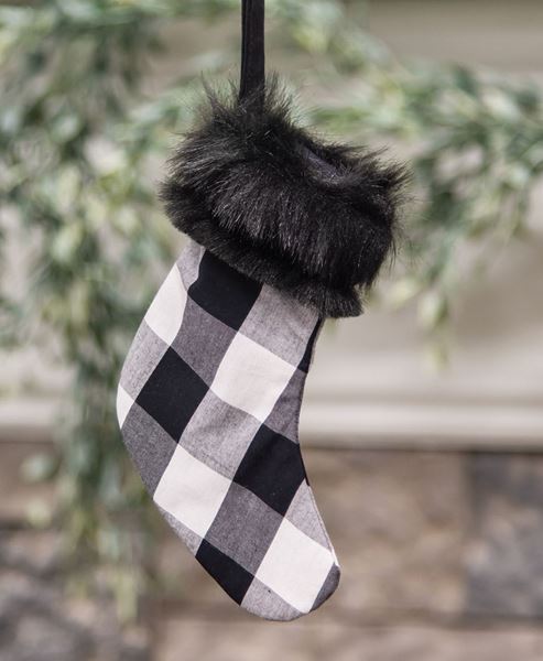 Picture of Black Buffalo Check Stocking