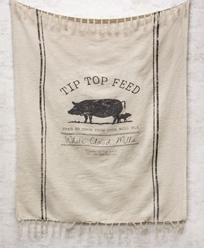Picture of Tip Top Feed Farmhouse Throw
