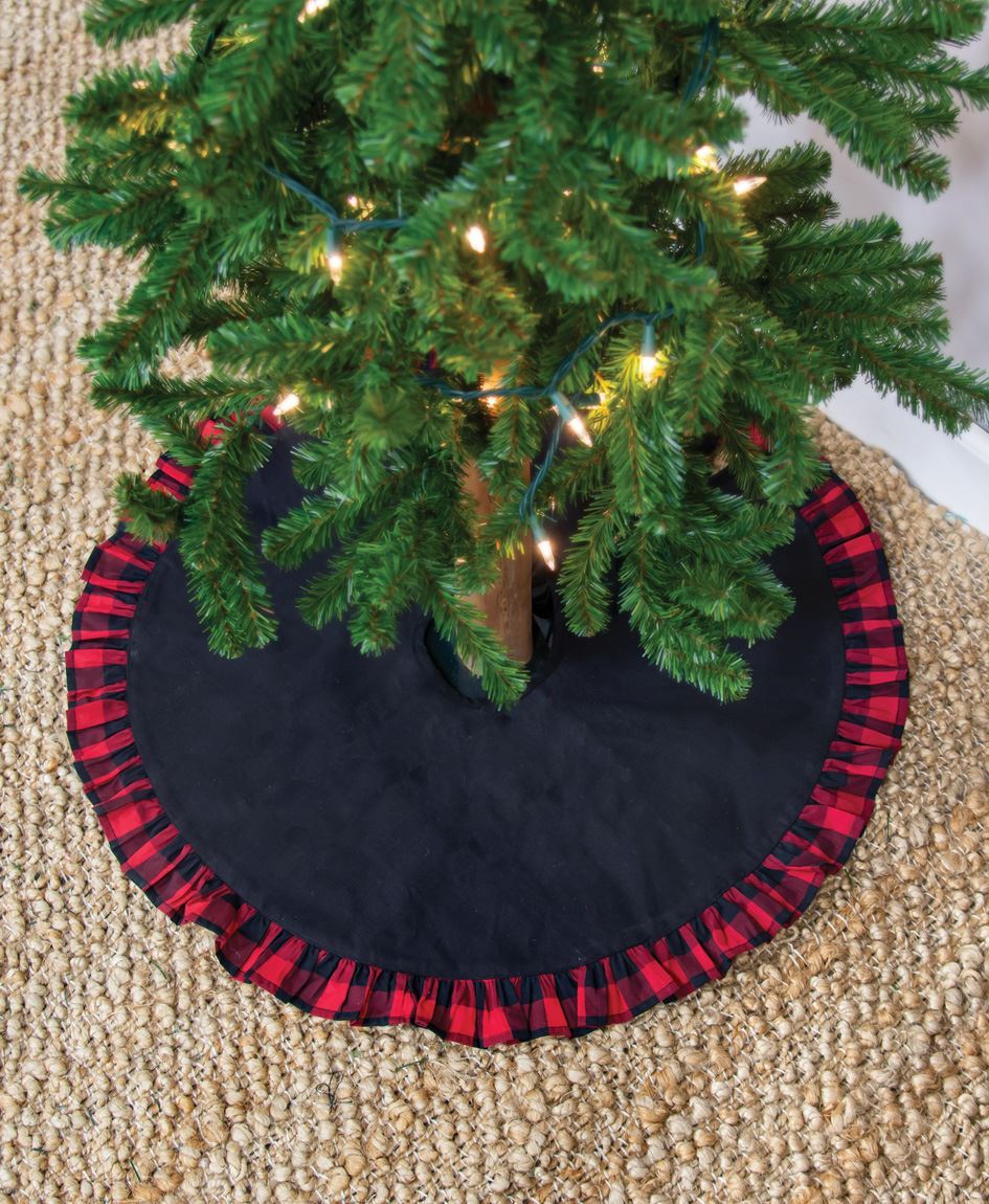 Col House Designs - Wholesale| Buffalo Check Frill Mini Tree Skirt