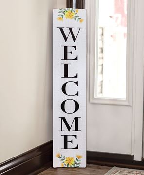 Picture of Spring Florals Welcome Sign