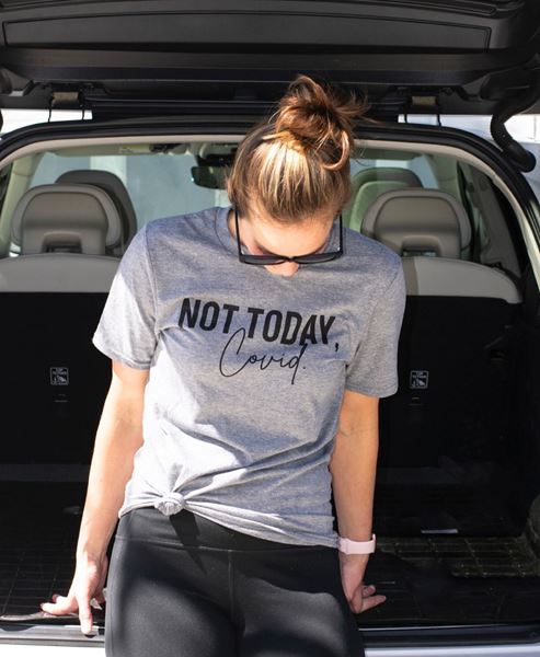Picture of Not Today, Covid T-Shirt - Small