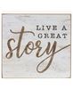 Picture of Live A Great Story Square Block, 3 Asstd.