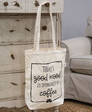 Picture of Today's Good Mood Canvas Tote