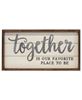 Picture of Together Is Our Favorite Place Shiplap Frame