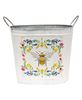 Picture of Honeybee Floral Oval Bucket