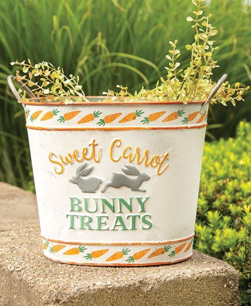 Picture of Sweet Carrot Bunny Treats Oval Bucket