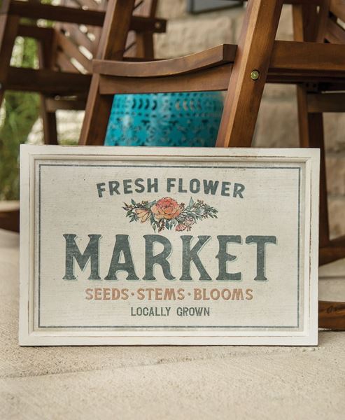 Picture of Fresh Flower Market Sign