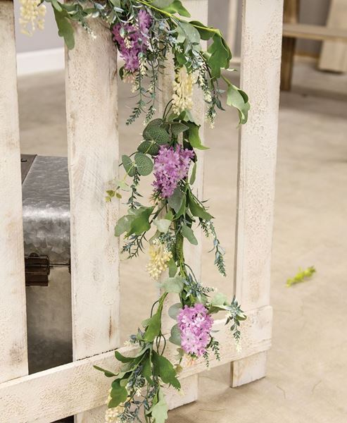 Picture of Purple Wildflowers Garland, 5ft