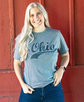 Picture of Ohio Swoosh T-Shirt, Heather Graphite