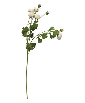 Picture of Rose Blooms Spray, 33", Ivory