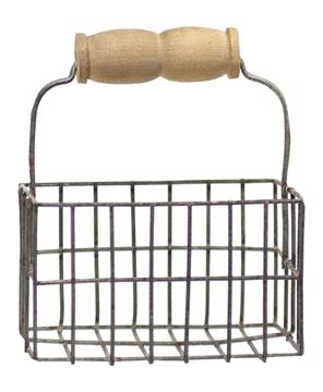 Picture of Mini Wire Wide Egg Basket w/Handle