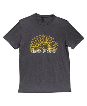 Picture of Choose To Shine Sunflower T-Shirt