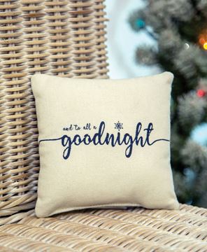 Picture of And To All A Goodnight Mini Pillow