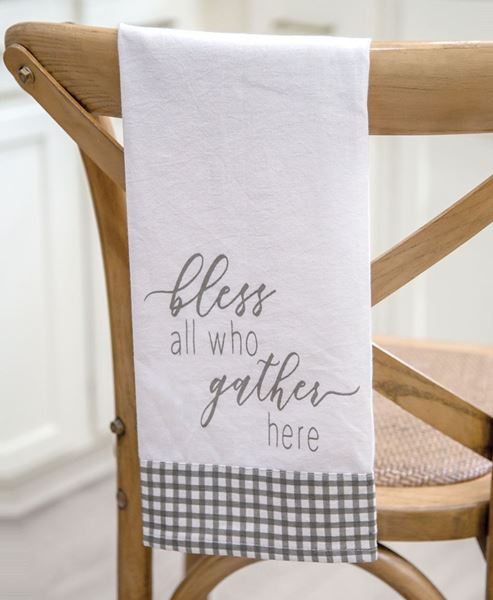 Picture of Bless All Who Gather Here Dish Towel