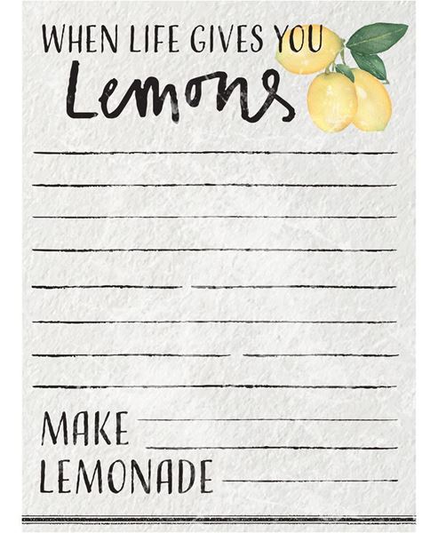 Picture of When Life Gives You Lemons Notepad
