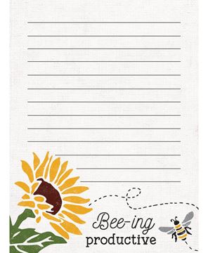 Picture of Bee-Ing Productive Notepad