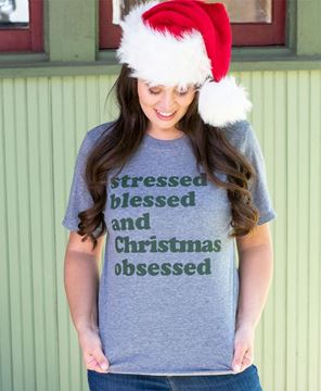 Picture of Christmas Obsessed T-Shirt, XXL