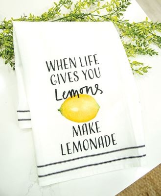 Picture of When Life Gives You Lemons Make Lemonade Dish Towel