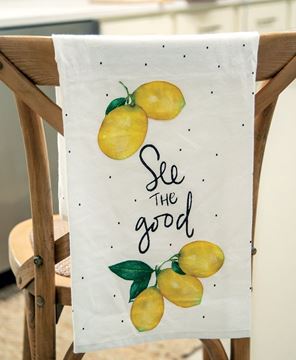 Picture of See the Good Lemon Dish Towel