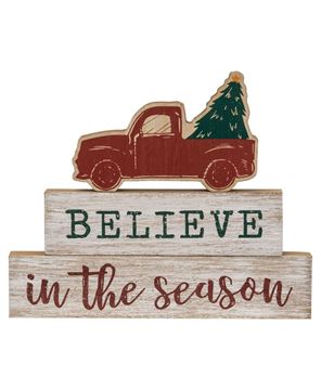 Picture of Believe in the Season Truck Stackers, 3/Set