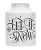 Picture of Let It Snow Half Milk Can Luminary