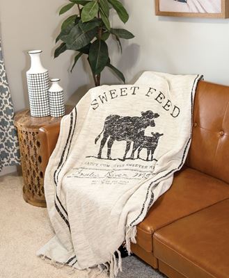 Picture of Sweet Feed Farmhouse Throw