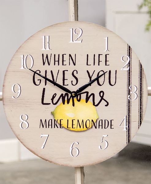 Picture of When Life Gives you Lemons Clock