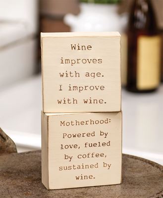 Picture of Motherhood Engraved Block, 2 Asstd.