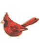 Picture of Chunky Wood Cardinal Sitter