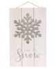 Picture of Sparkle Snowflake Let It Snow Pallet Sign