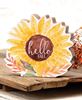 Picture of Hello Fall Chunky Watercolor Sunflower Sitter