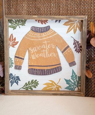 Picture of Sweater Weather Distressed Frame
