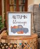 Picture of Autumn Blessings Pumpkin Truck Distressed Frame