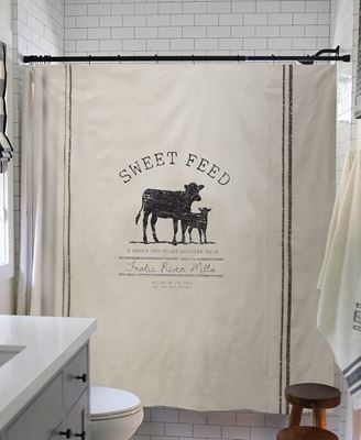 Picture of Sweet Feed Farmhouse Shower Curtain