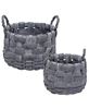 Picture of Natural Gathering Baskets w/Rope Handles, 2/Set