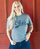 Picture of Ohio Swoosh T-Shirt, Heather Graphite XXL